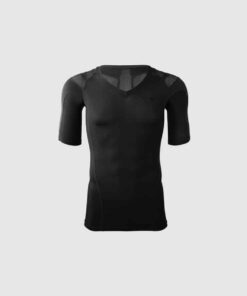 Unisex Essential T-shirt i Sort (v-hals)
