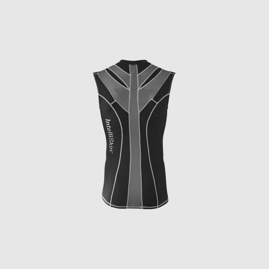 Intelliskin Foundation Tank V-hals sort bagfra